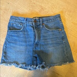 Madewell Classic Blue Jean Shorts